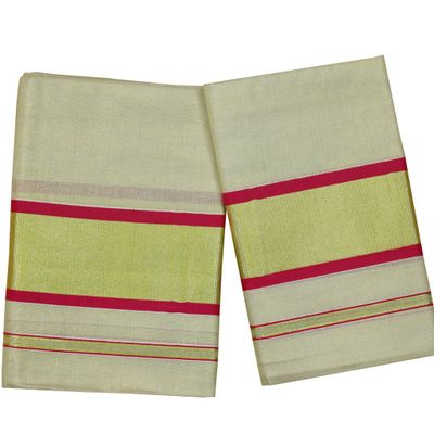 Kerala Tissue Kasavu Setmundu Cottar Collection