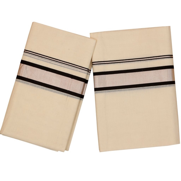 Traditional Setmundu With Black And Silver Kara thumbnail 1