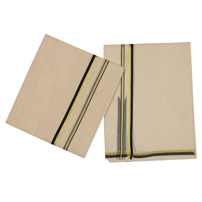 Cotton Set Mundu With Chutti Design