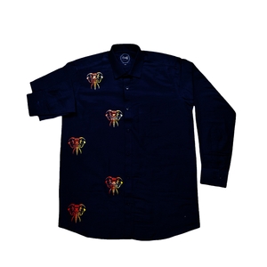 Men's Shirt With Gajaveera Prints