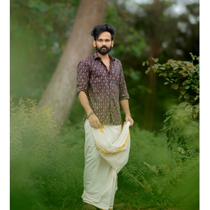 Ajrakh Printed Shirts For Men